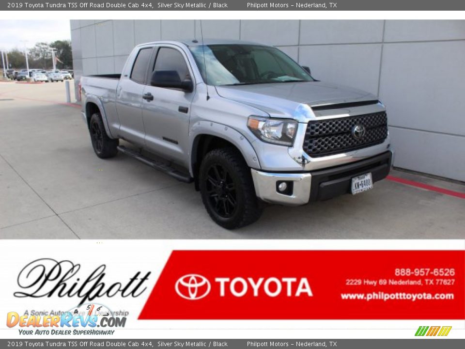 2019 Toyota Tundra TSS Off Road Double Cab 4x4 Silver Sky Metallic / Black Photo #1