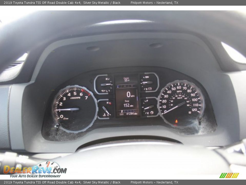 2019 Toyota Tundra TSS Off Road Double Cab 4x4 Silver Sky Metallic / Black Photo #13