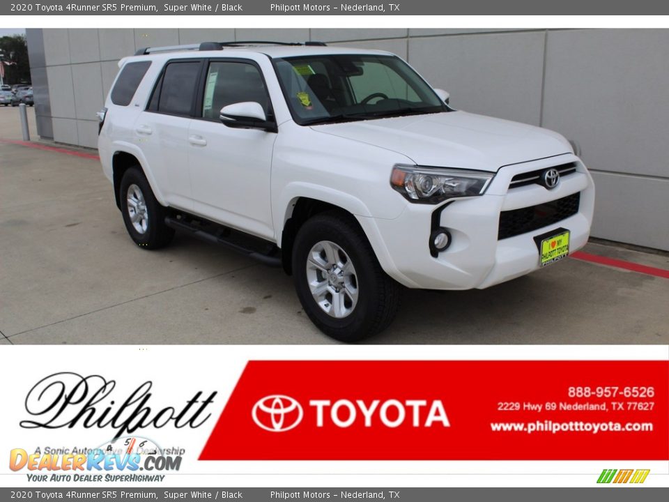 2020 Toyota 4Runner SR5 Premium Super White / Black Photo #1
