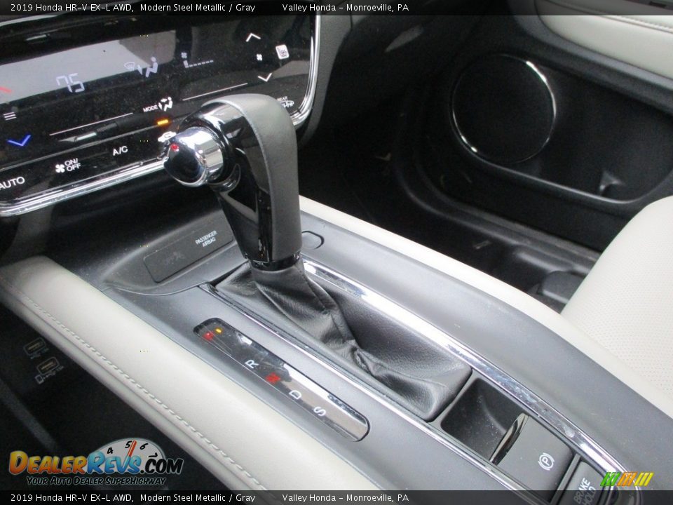 2019 Honda HR-V EX-L AWD Modern Steel Metallic / Gray Photo #15