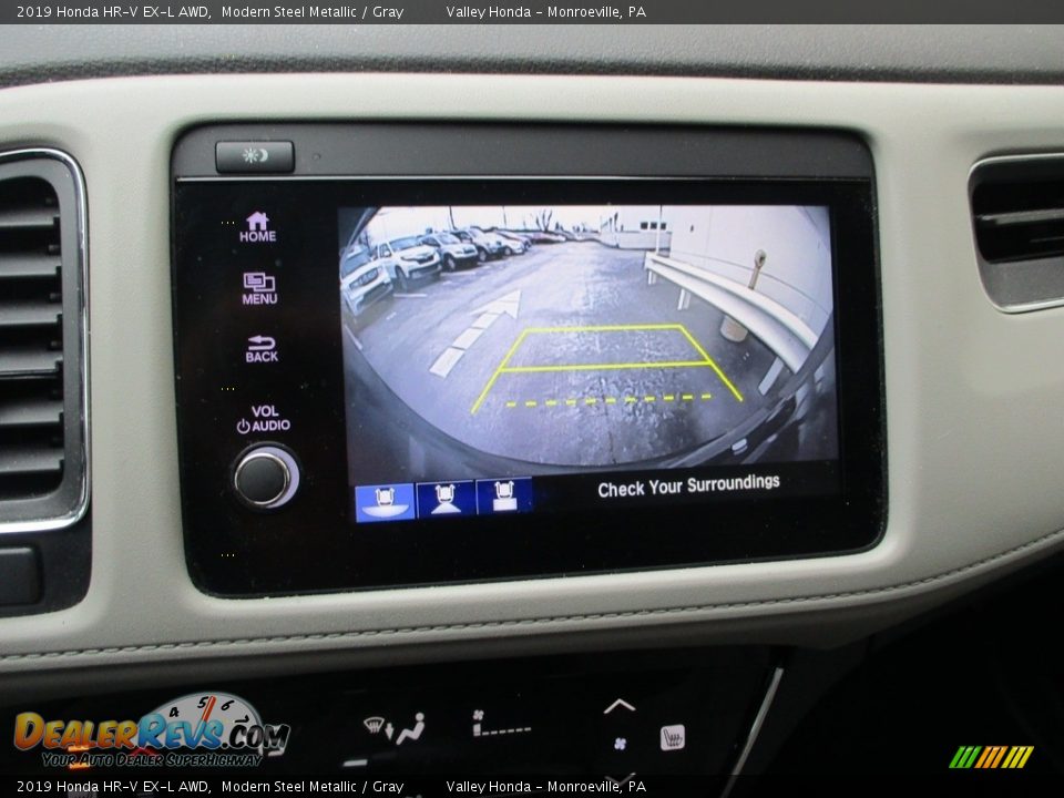2019 Honda HR-V EX-L AWD Modern Steel Metallic / Gray Photo #17