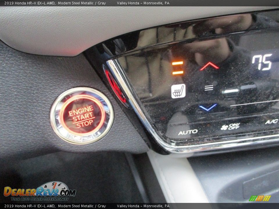 2019 Honda HR-V EX-L AWD Modern Steel Metallic / Gray Photo #18