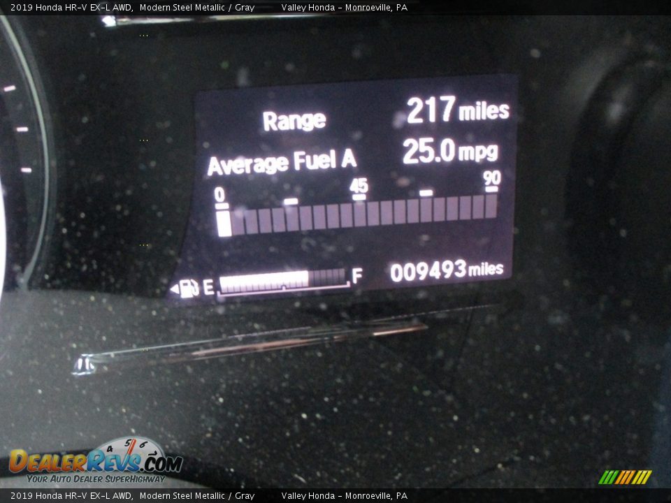 2019 Honda HR-V EX-L AWD Modern Steel Metallic / Gray Photo #20