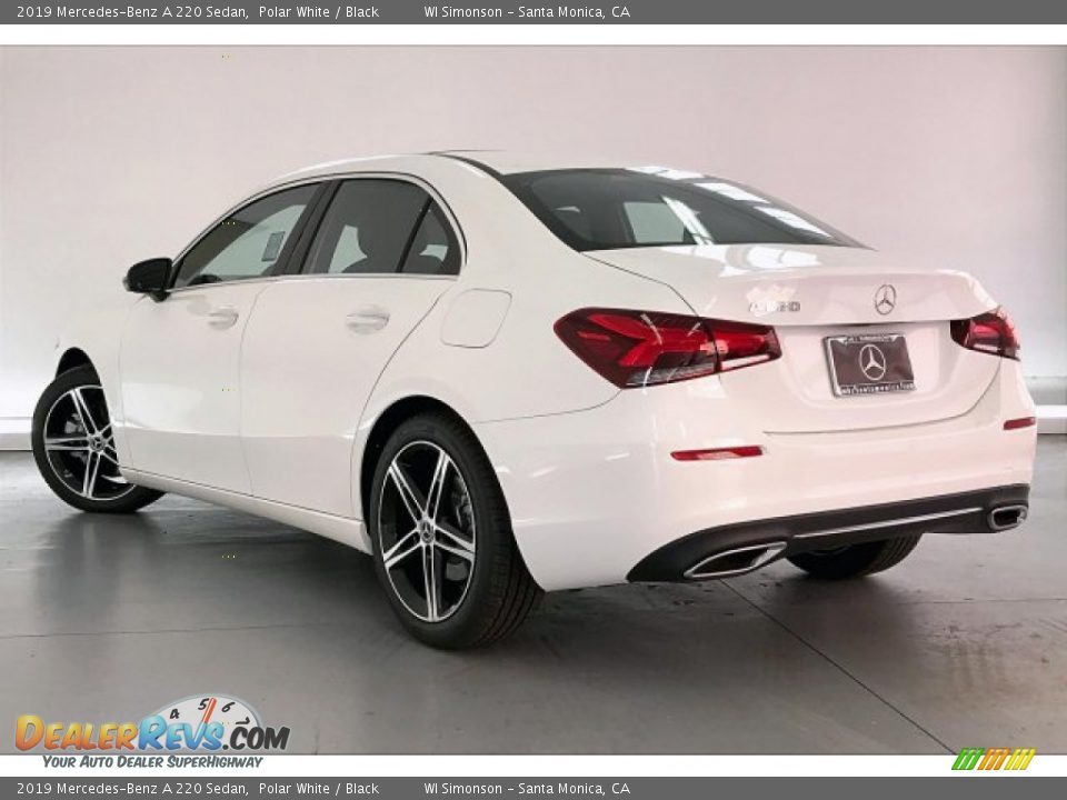 2019 Mercedes-Benz A 220 Sedan Polar White / Black Photo #2