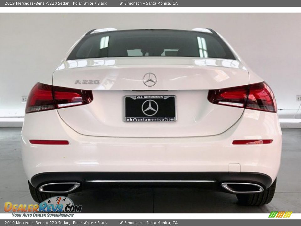 2019 Mercedes-Benz A 220 Sedan Polar White / Black Photo #3