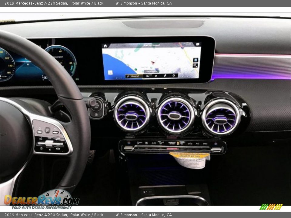2019 Mercedes-Benz A 220 Sedan Polar White / Black Photo #6