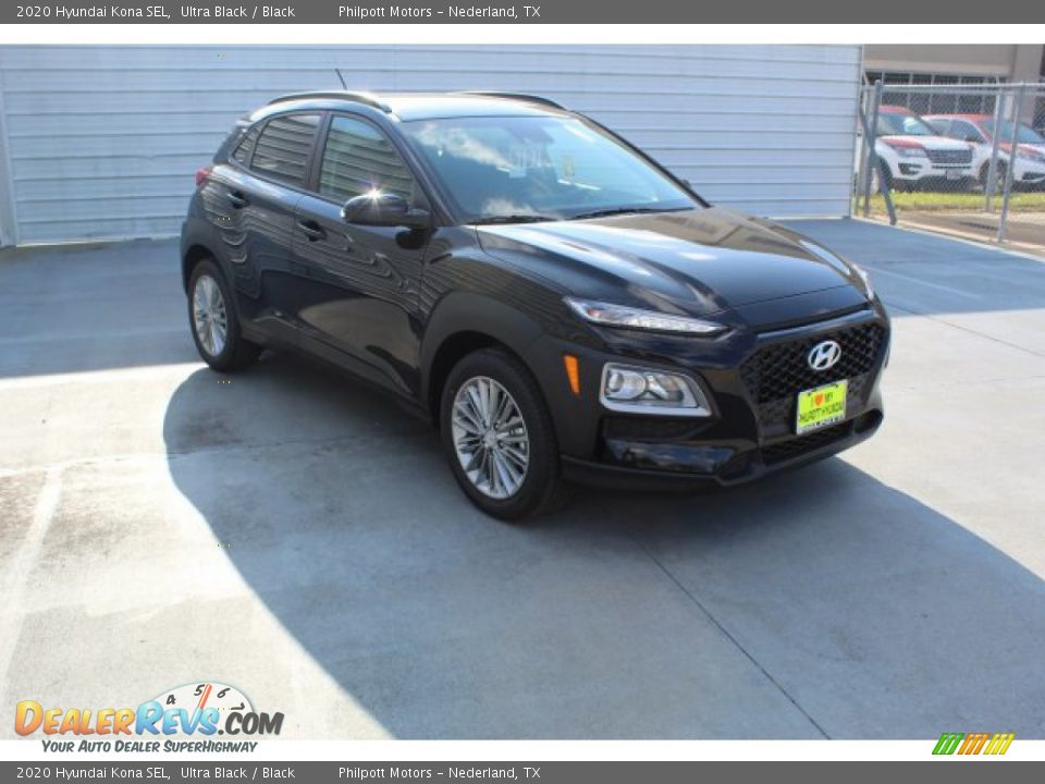 2020 Hyundai Kona SEL Ultra Black / Black Photo #2