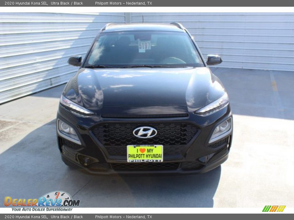 2020 Hyundai Kona SEL Ultra Black / Black Photo #3