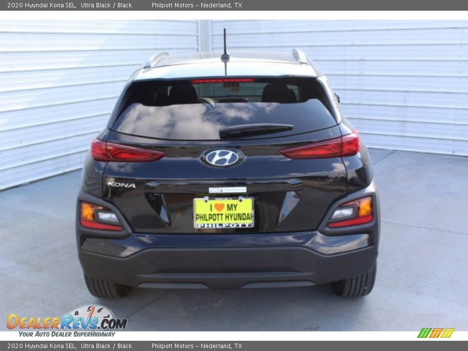 2020 Hyundai Kona SEL Ultra Black / Black Photo #7