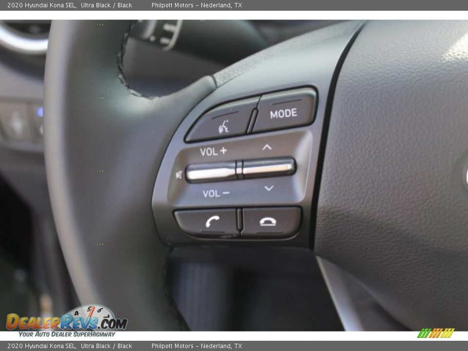 2020 Hyundai Kona SEL Ultra Black / Black Photo #11