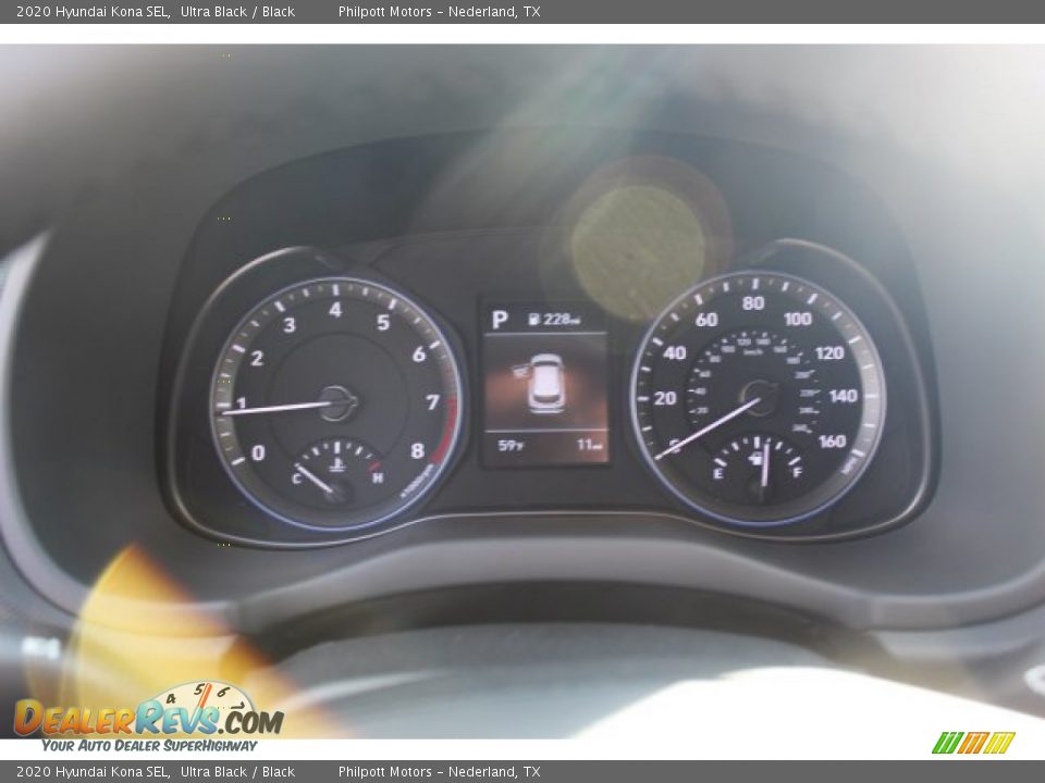 2020 Hyundai Kona SEL Ultra Black / Black Photo #13