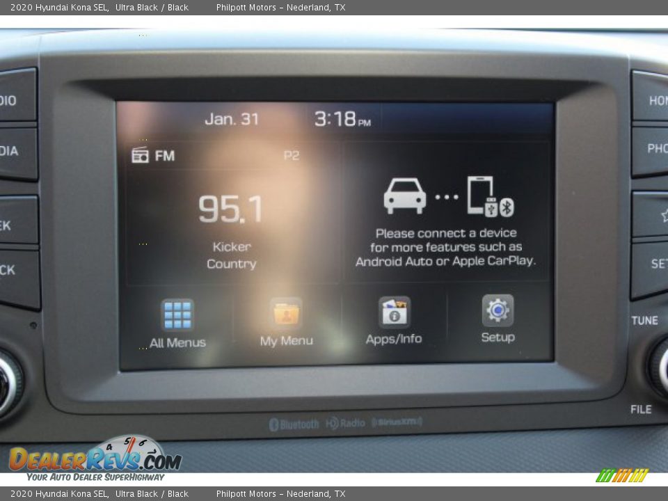 2020 Hyundai Kona SEL Ultra Black / Black Photo #15