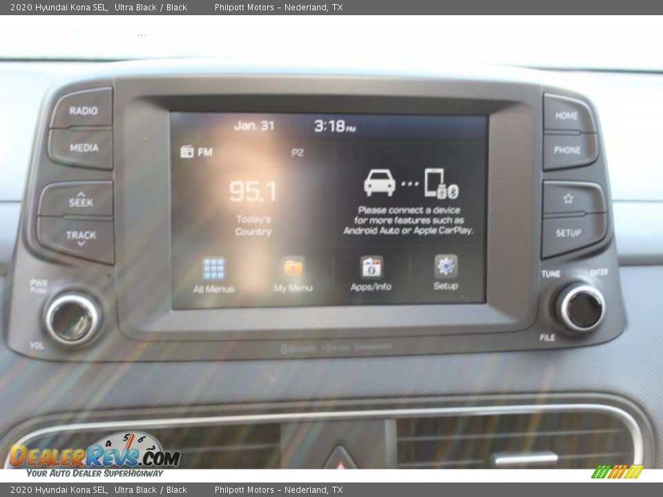 2020 Hyundai Kona SEL Ultra Black / Black Photo #16