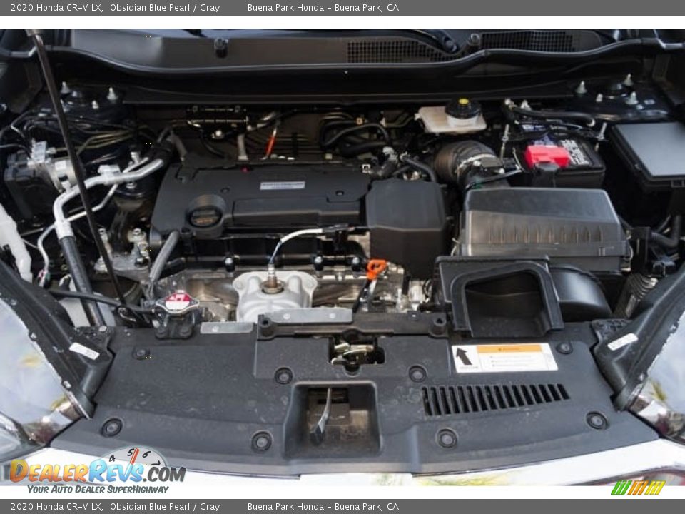 2020 Honda CR-V LX Obsidian Blue Pearl / Gray Photo #10