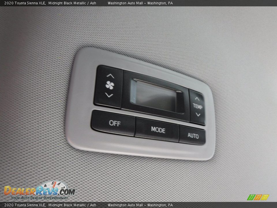 2020 Toyota Sienna XLE Midnight Black Metallic / Ash Photo #24