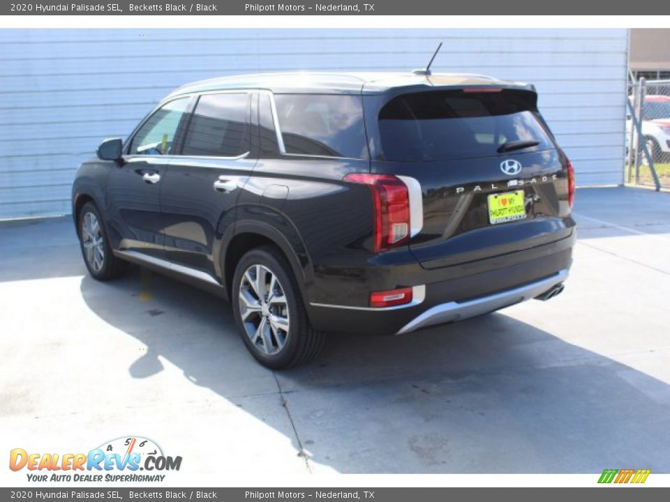 2020 Hyundai Palisade SEL Becketts Black / Black Photo #6