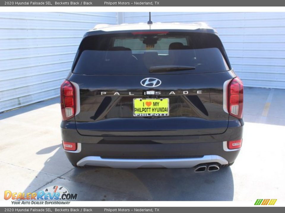2020 Hyundai Palisade SEL Becketts Black / Black Photo #7
