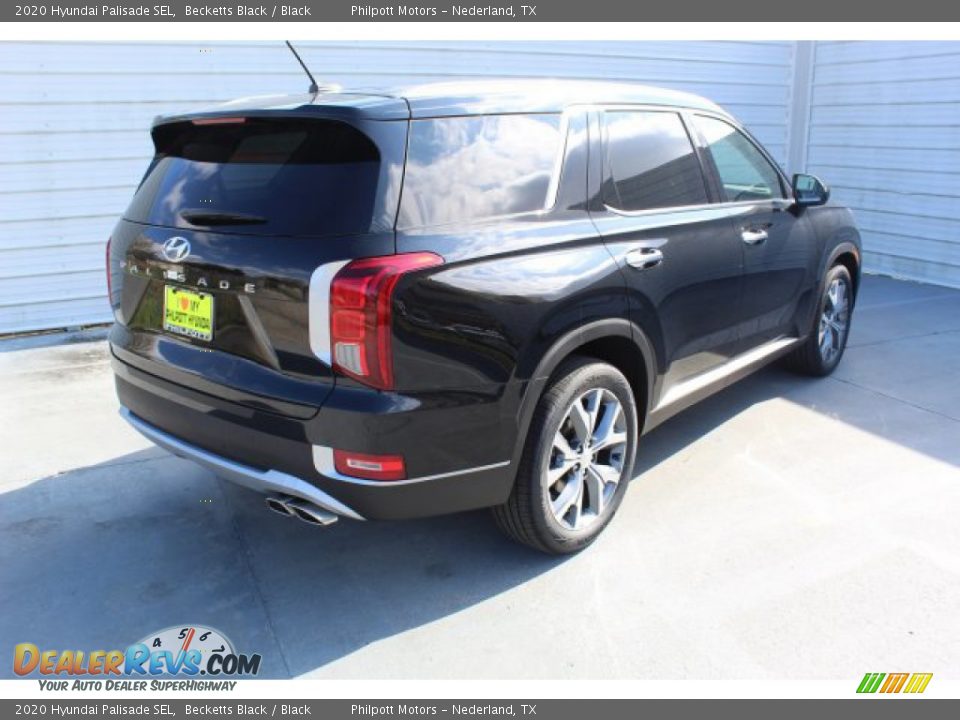 2020 Hyundai Palisade SEL Becketts Black / Black Photo #8