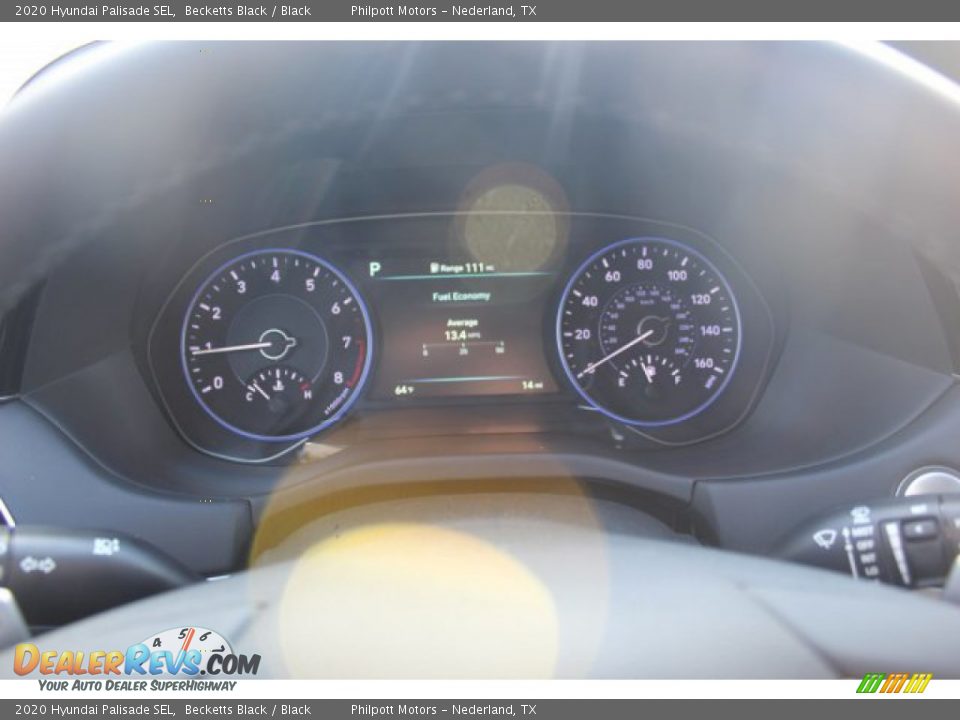 2020 Hyundai Palisade SEL Becketts Black / Black Photo #13