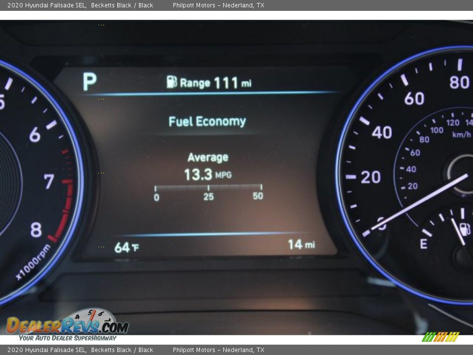 2020 Hyundai Palisade SEL Becketts Black / Black Photo #14