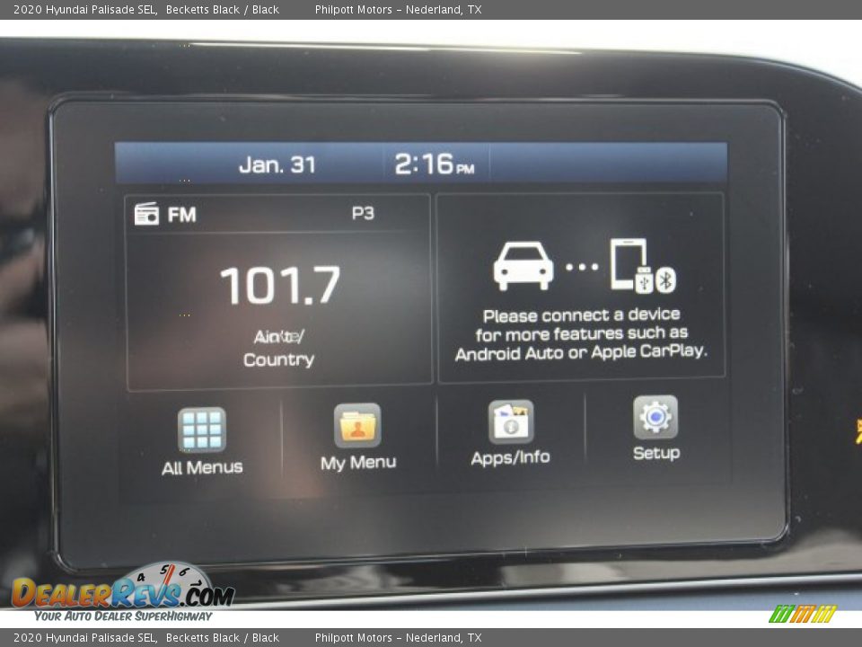 2020 Hyundai Palisade SEL Becketts Black / Black Photo #15