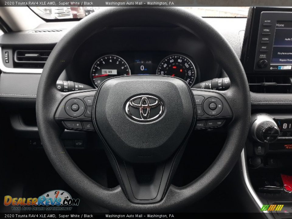 2020 Toyota RAV4 XLE AWD Super White / Black Photo #4