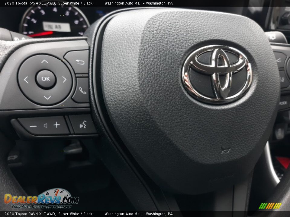 2020 Toyota RAV4 XLE AWD Super White / Black Photo #5