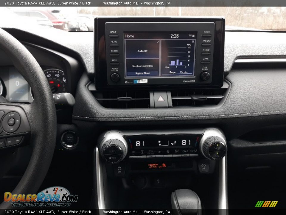 2020 Toyota RAV4 XLE AWD Super White / Black Photo #11