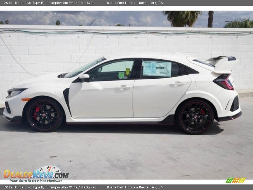 2019 Honda Civic Type R Championship White / Black/Red Photo #10