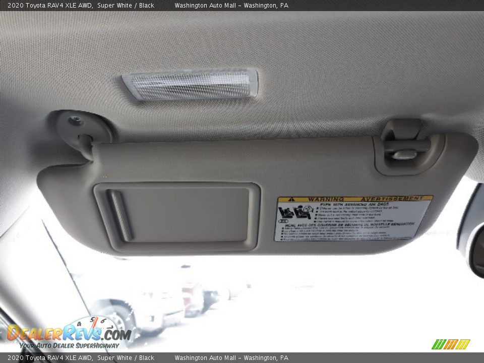 2020 Toyota RAV4 XLE AWD Super White / Black Photo #18