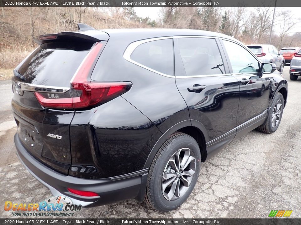 2020 Honda CR-V EX-L AWD Crystal Black Pearl / Black Photo #4