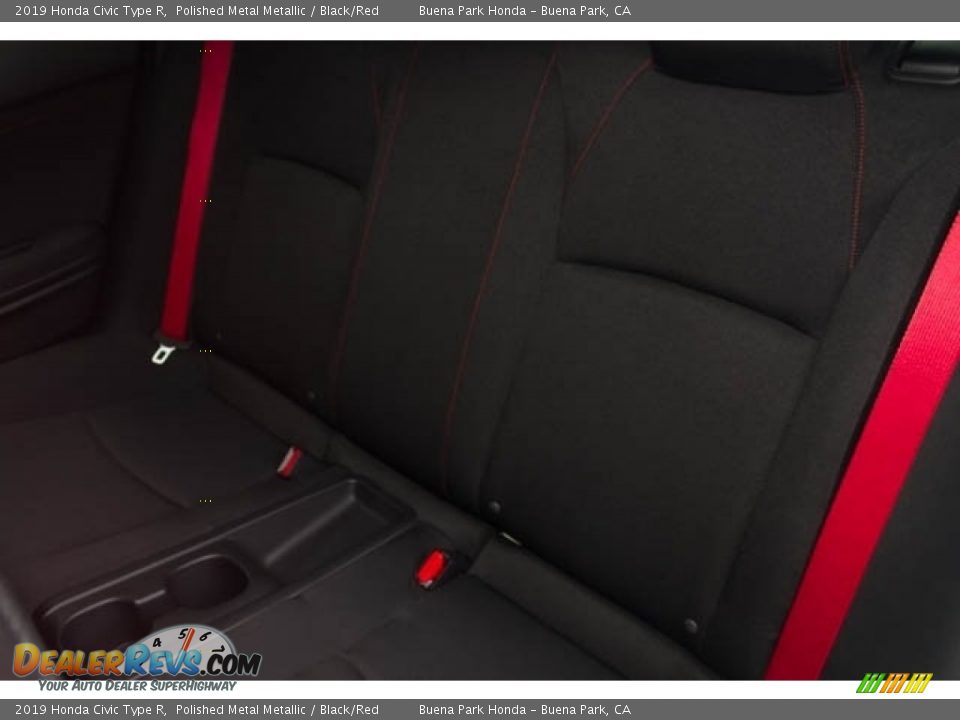 2019 Honda Civic Type R Polished Metal Metallic / Black/Red Photo #15