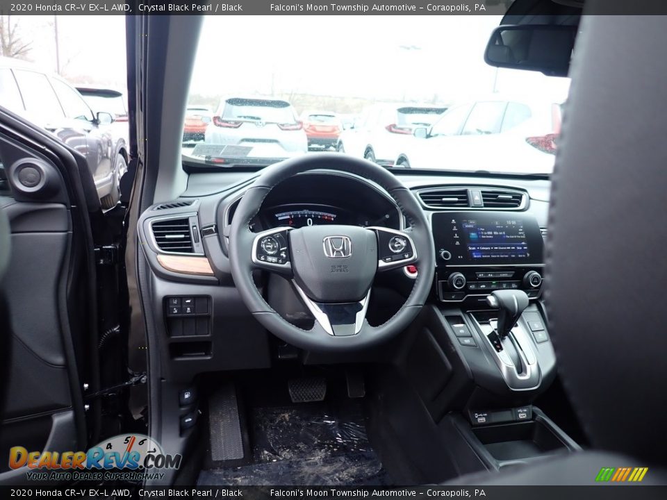 2020 Honda CR-V EX-L AWD Crystal Black Pearl / Black Photo #10