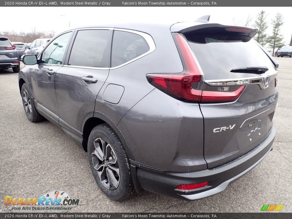 2020 Honda CR-V EX-L AWD Modern Steel Metallic / Gray Photo #2