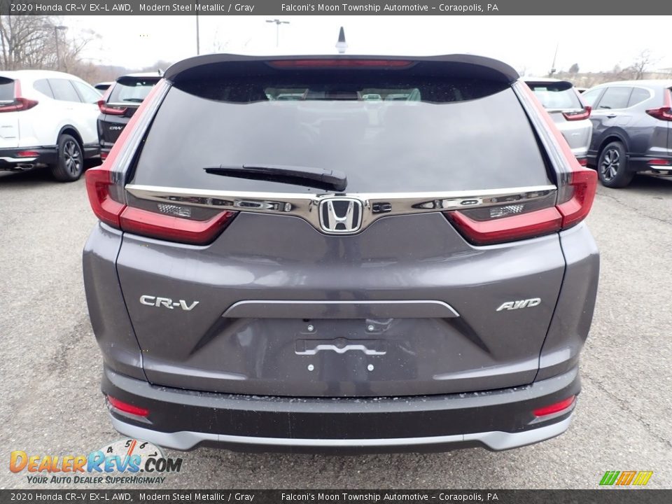 2020 Honda CR-V EX-L AWD Modern Steel Metallic / Gray Photo #3