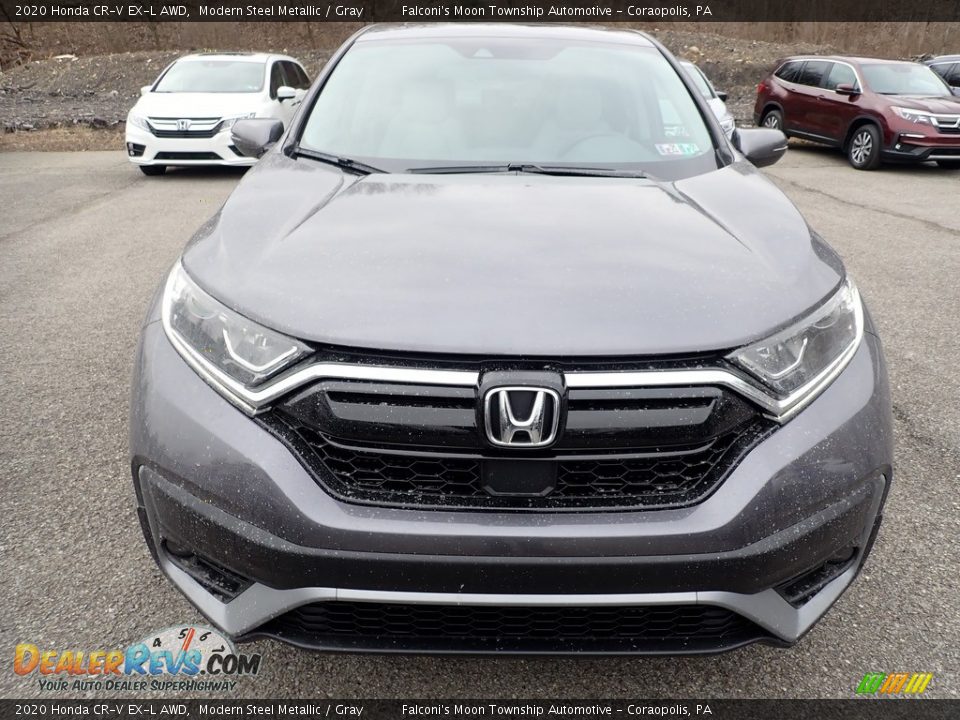 2020 Honda CR-V EX-L AWD Modern Steel Metallic / Gray Photo #6