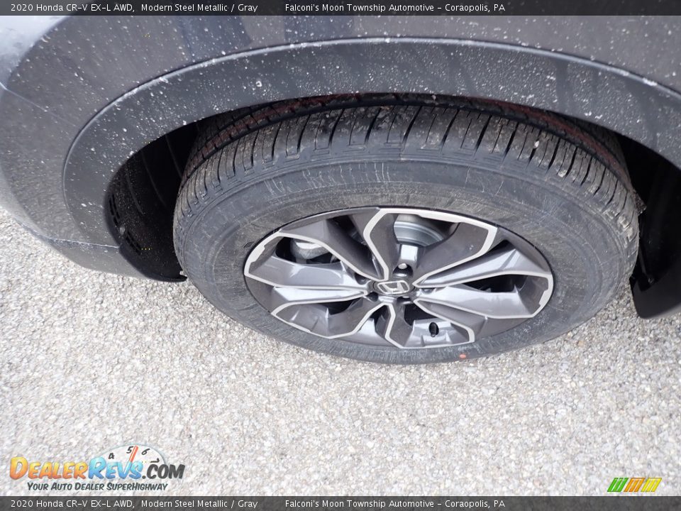 2020 Honda CR-V EX-L AWD Modern Steel Metallic / Gray Photo #7