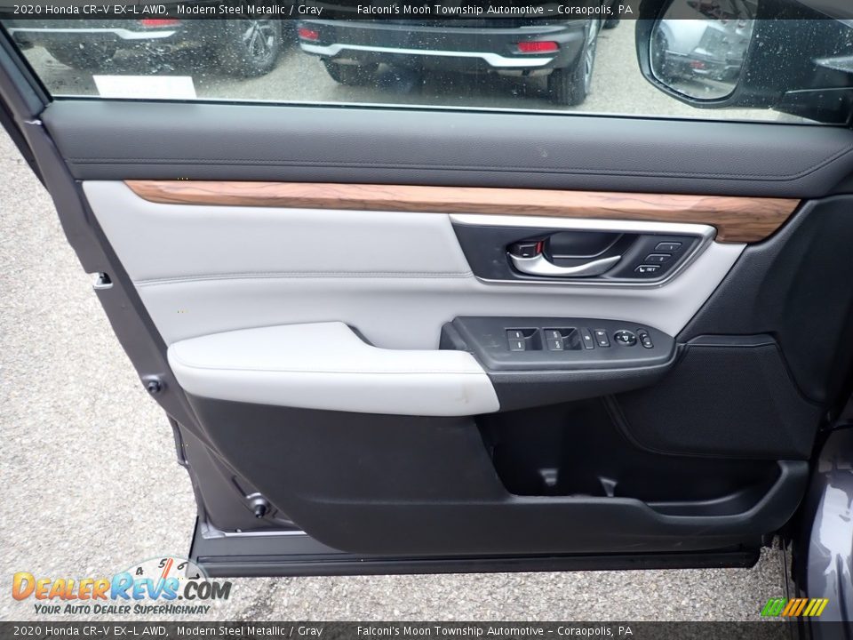 2020 Honda CR-V EX-L AWD Modern Steel Metallic / Gray Photo #11