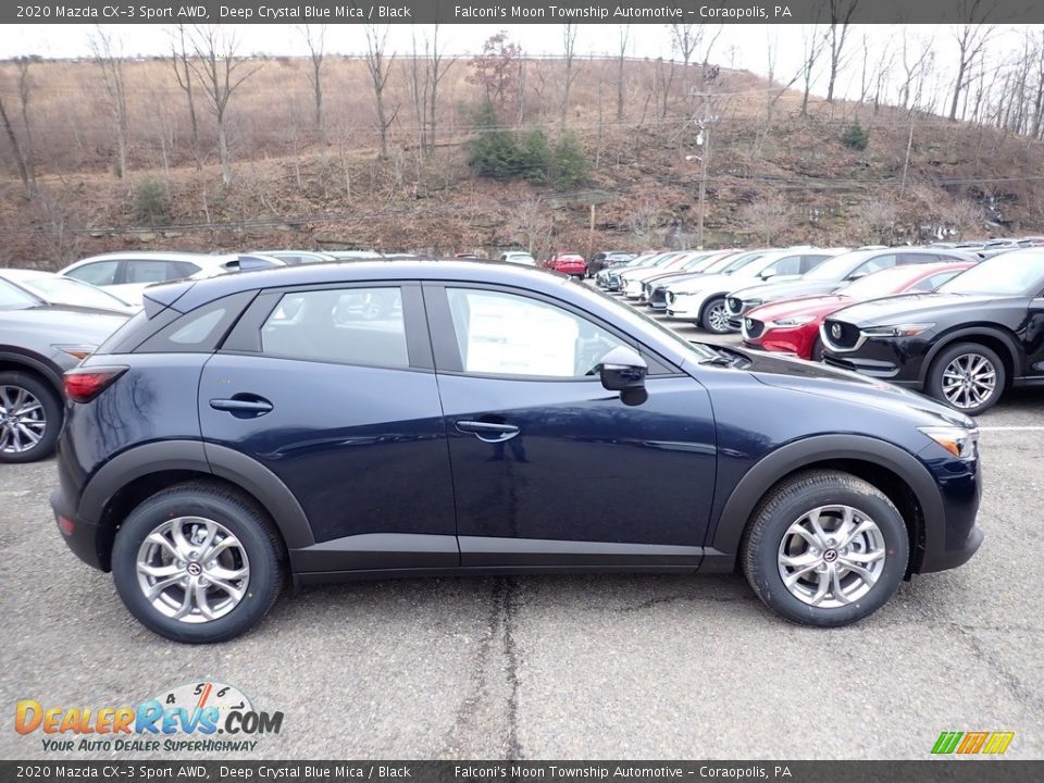 Deep Crystal Blue Mica 2020 Mazda CX-3 Sport AWD Photo #1