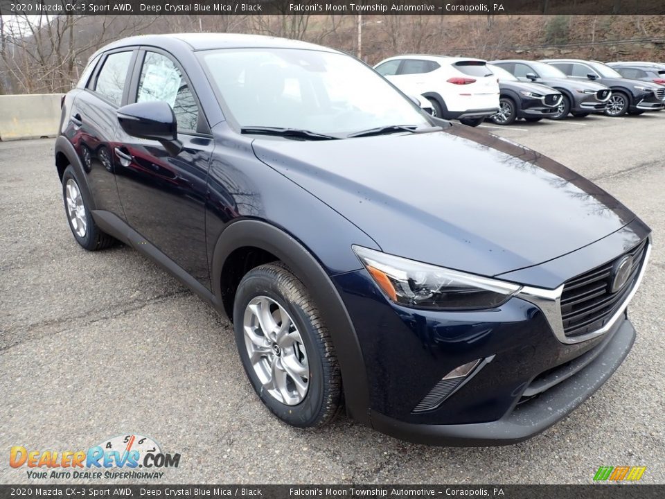 Front 3/4 View of 2020 Mazda CX-3 Sport AWD Photo #3