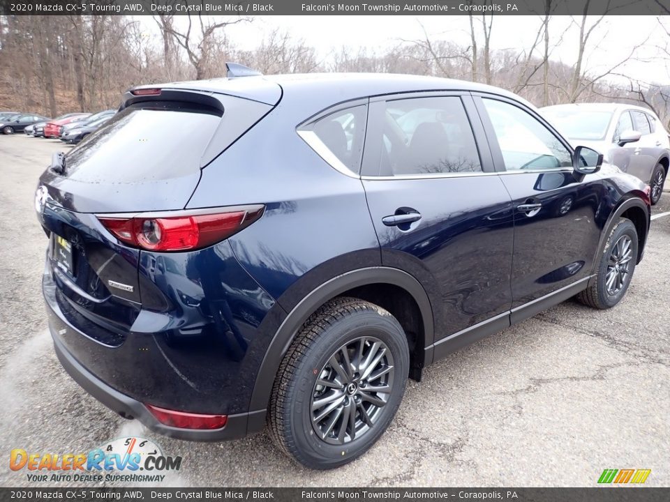 2020 Mazda CX-5 Touring AWD Deep Crystal Blue Mica / Black Photo #2