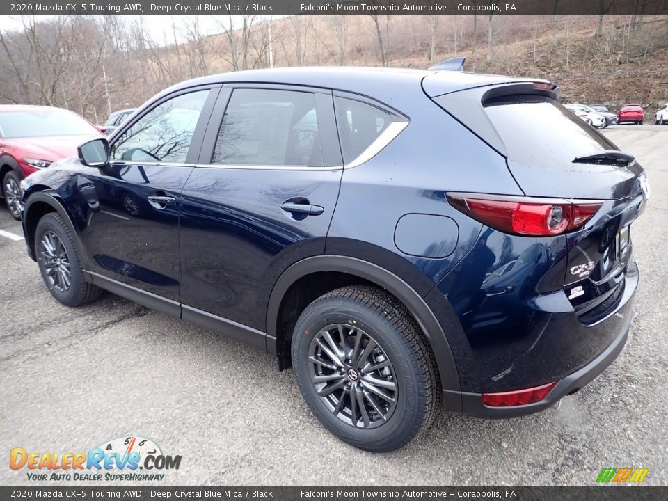 2020 Mazda CX-5 Touring AWD Deep Crystal Blue Mica / Black Photo #6