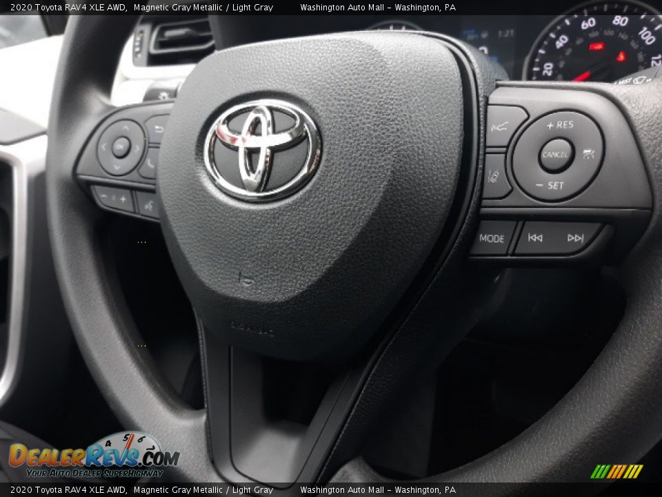 2020 Toyota RAV4 XLE AWD Magnetic Gray Metallic / Light Gray Photo #6