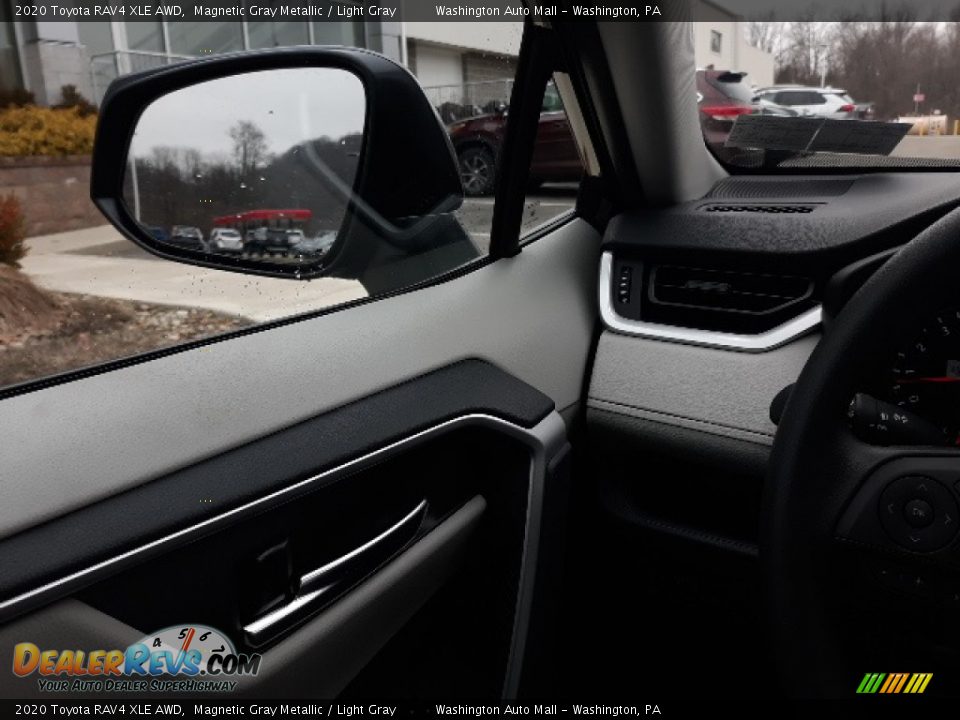 2020 Toyota RAV4 XLE AWD Magnetic Gray Metallic / Light Gray Photo #7