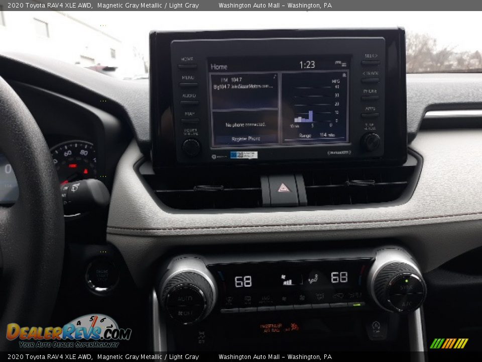 2020 Toyota RAV4 XLE AWD Magnetic Gray Metallic / Light Gray Photo #11