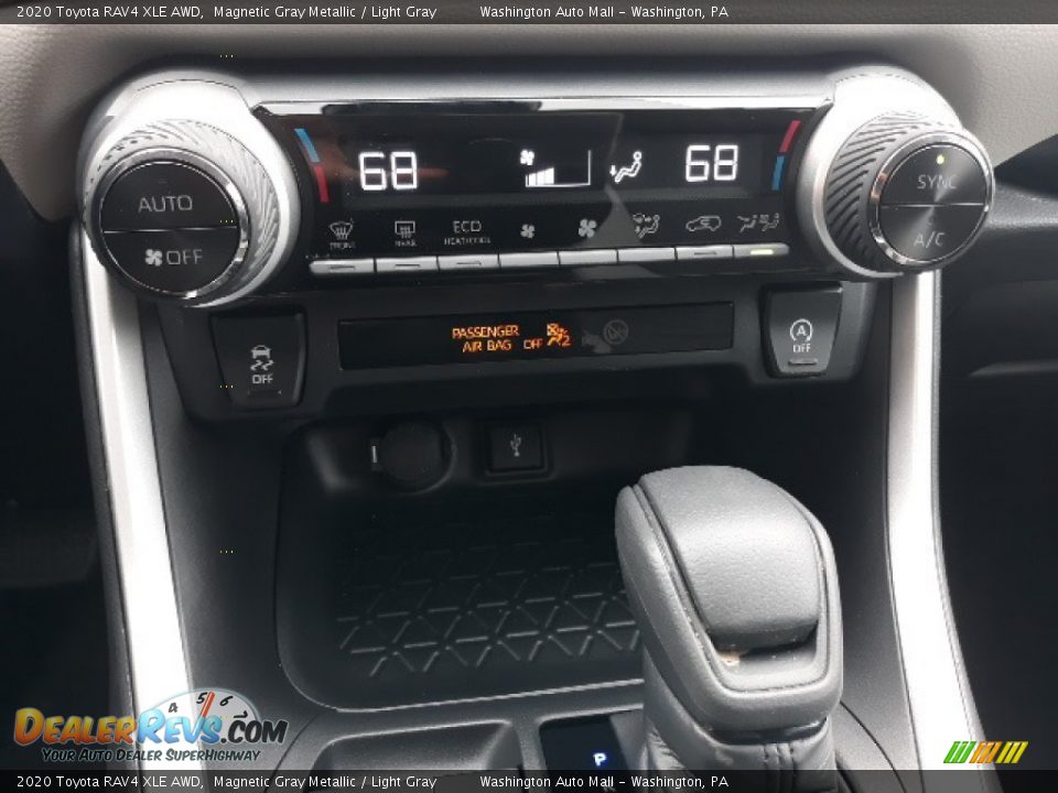 2020 Toyota RAV4 XLE AWD Magnetic Gray Metallic / Light Gray Photo #14
