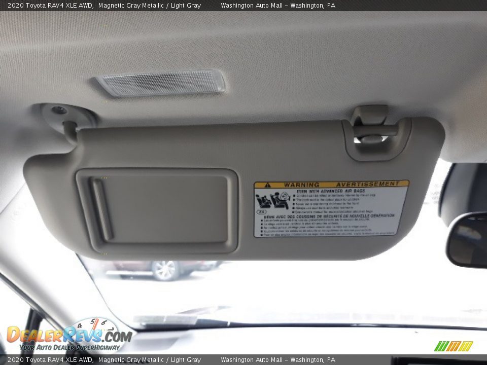 2020 Toyota RAV4 XLE AWD Magnetic Gray Metallic / Light Gray Photo #24