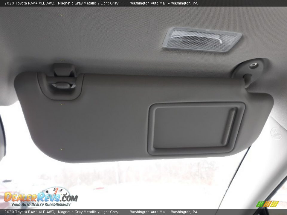 2020 Toyota RAV4 XLE AWD Magnetic Gray Metallic / Light Gray Photo #25