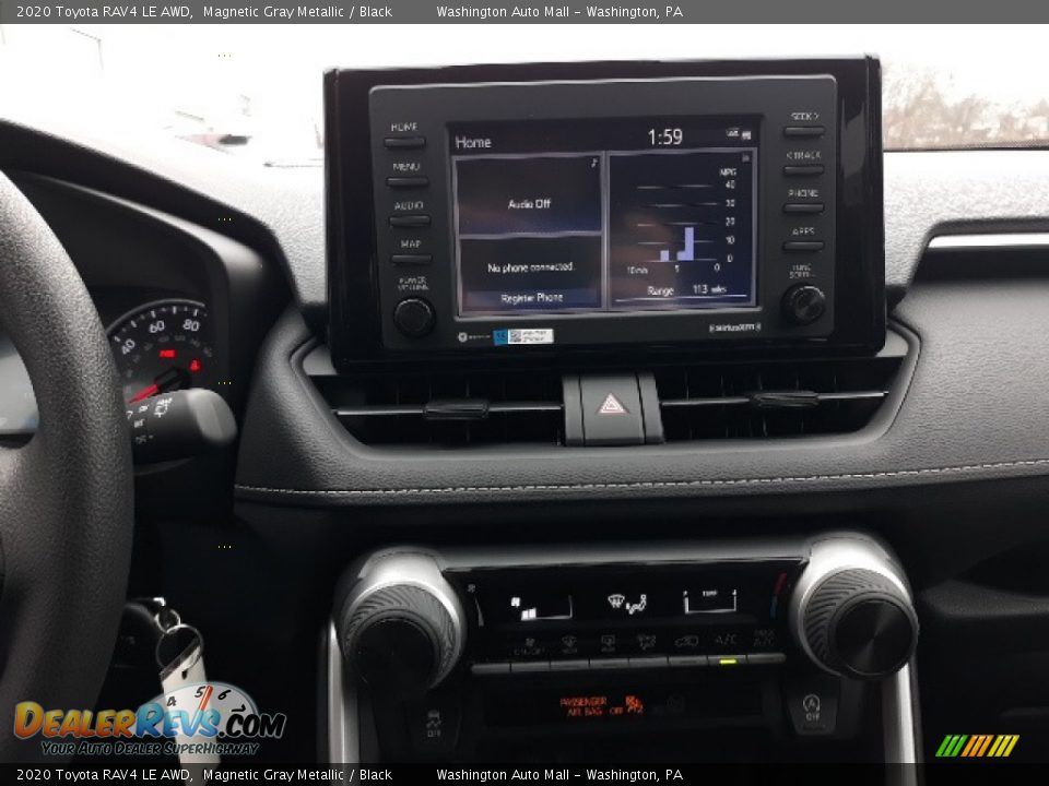 2020 Toyota RAV4 LE AWD Magnetic Gray Metallic / Black Photo #11