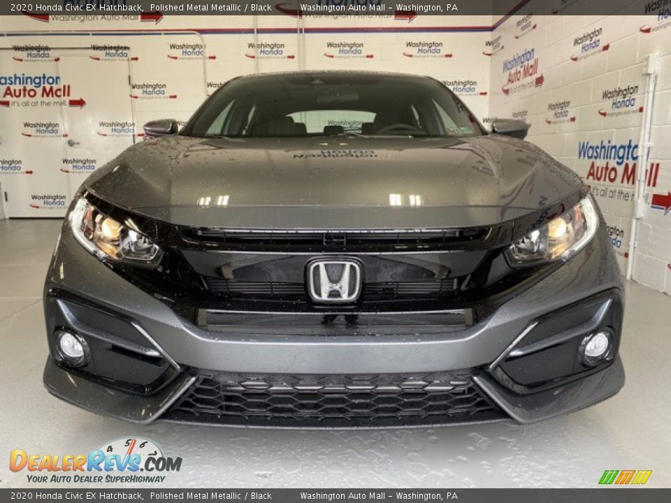 2020 Honda Civic EX Hatchback Polished Metal Metallic / Black Photo #3